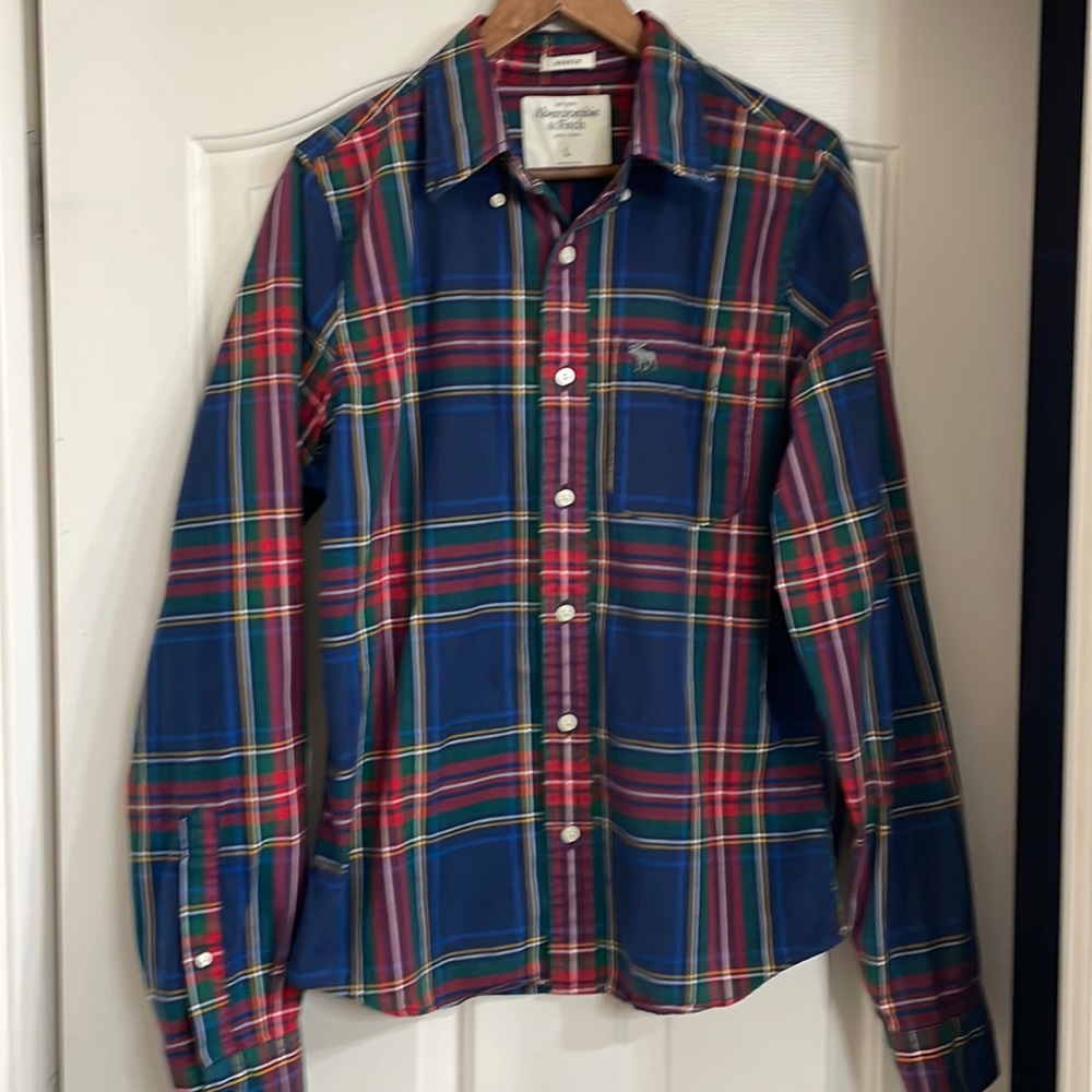 Abercrombie & Fitch Men’s Button Down Shirt Size Large